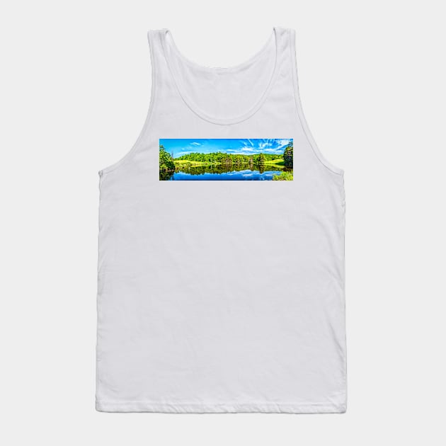 The Pond on Crane Brook Road Tank Top by Gestalt Imagery